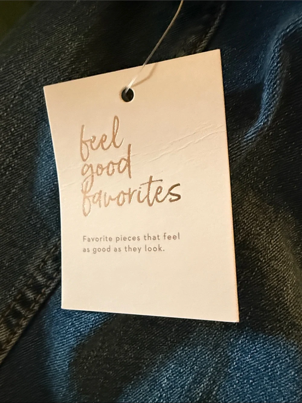 LC Lauren Conrad Medium Blue Denim Jean Jacket - Picture 13 of 15